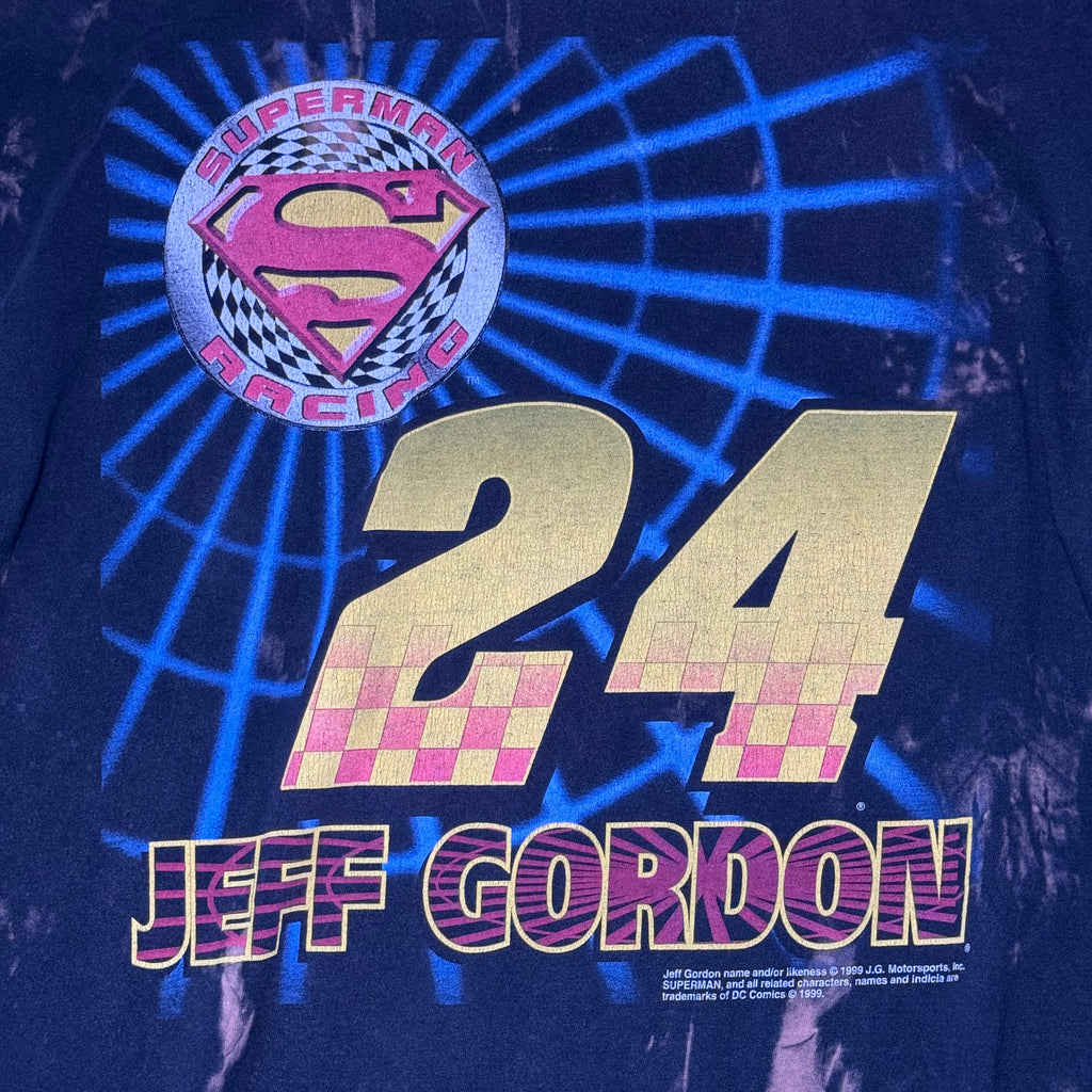 1999 Jeff Gordon Superman "A Galaxy Saved" Nascar T-Shirt