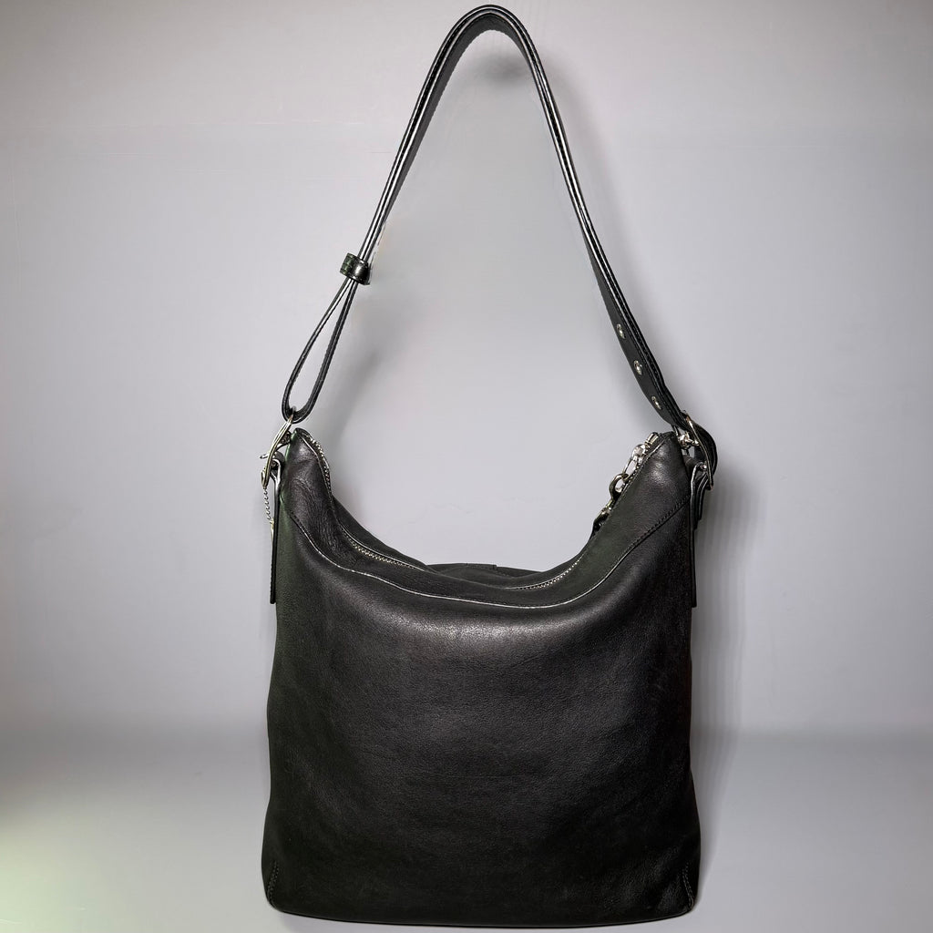 Coach Legacy Slim Hobo Black Leather Shoulder Crossbody Bag