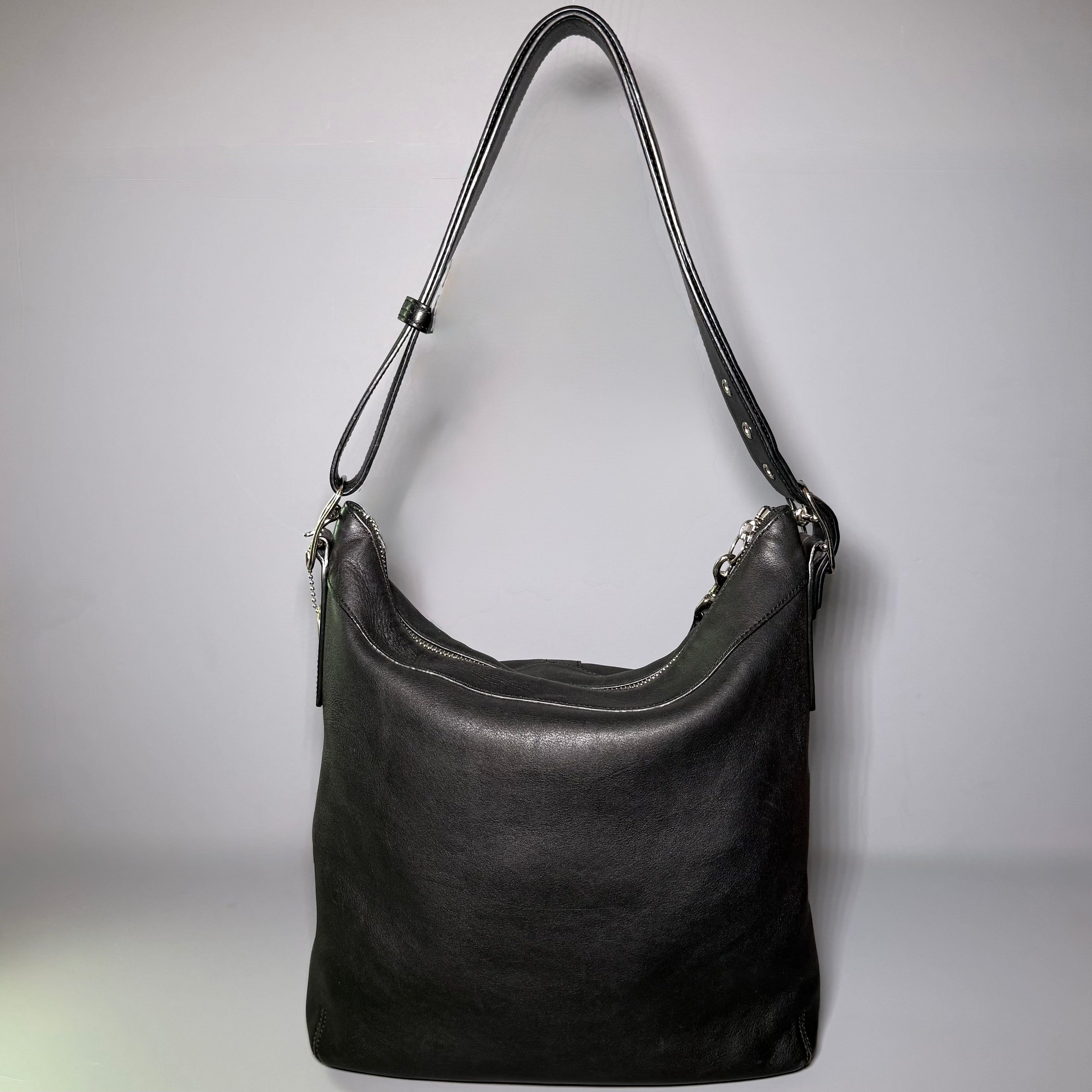 Coach Legacy Slim Hobo Black Leather Shoulder Crossbody Bag