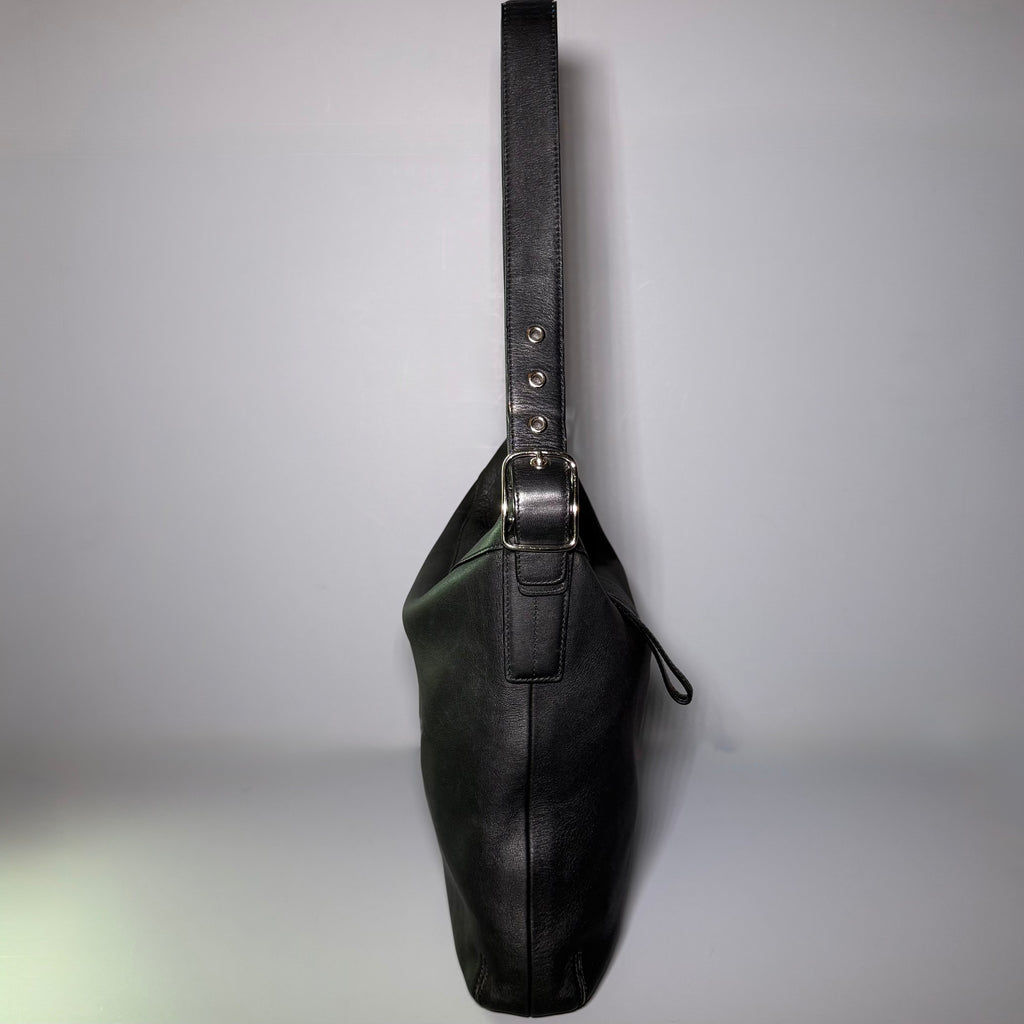 Coach Legacy Slim Hobo Black Leather Shoulder Crossbody Bag
