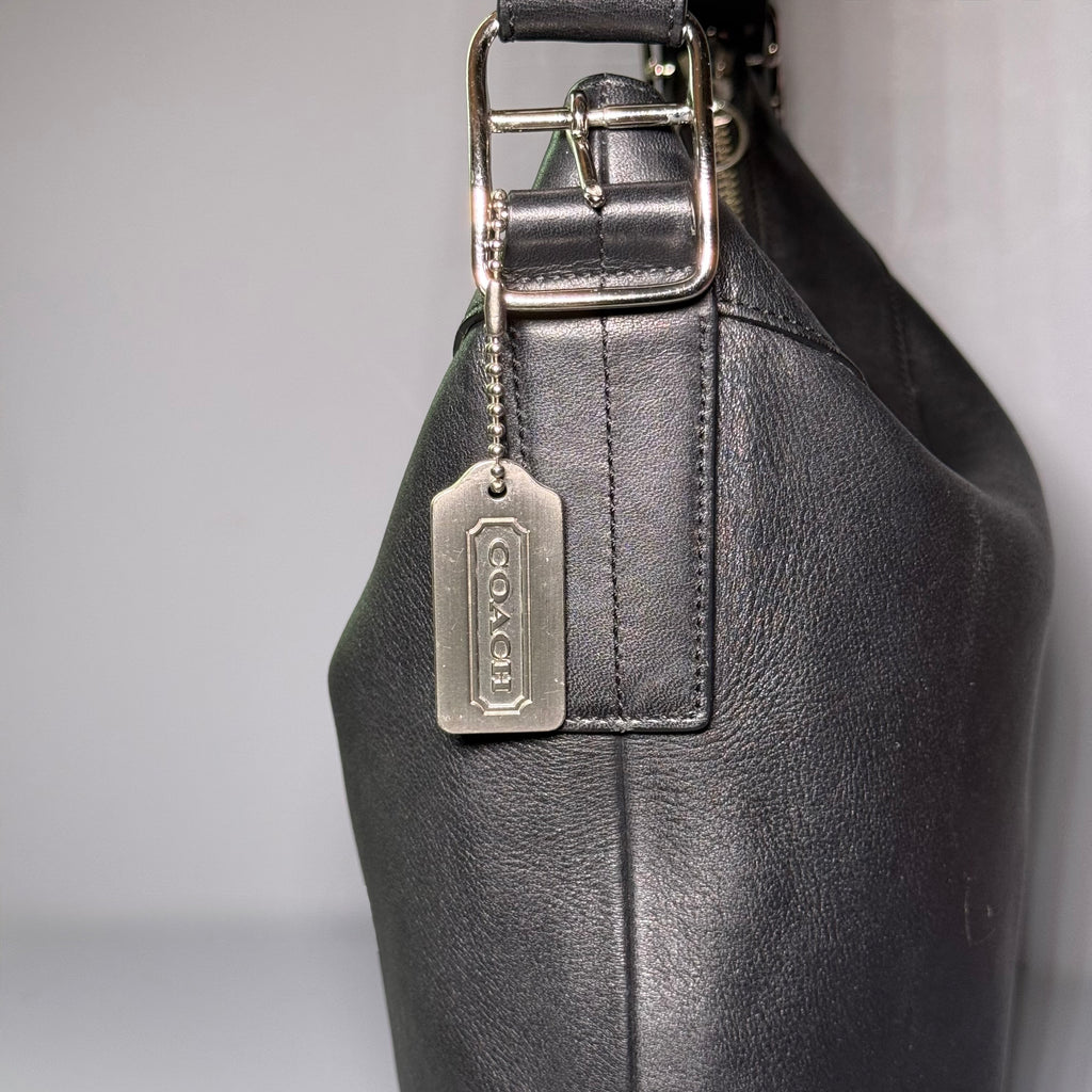 Coach Legacy Slim Hobo Black Leather Shoulder Crossbody Bag
