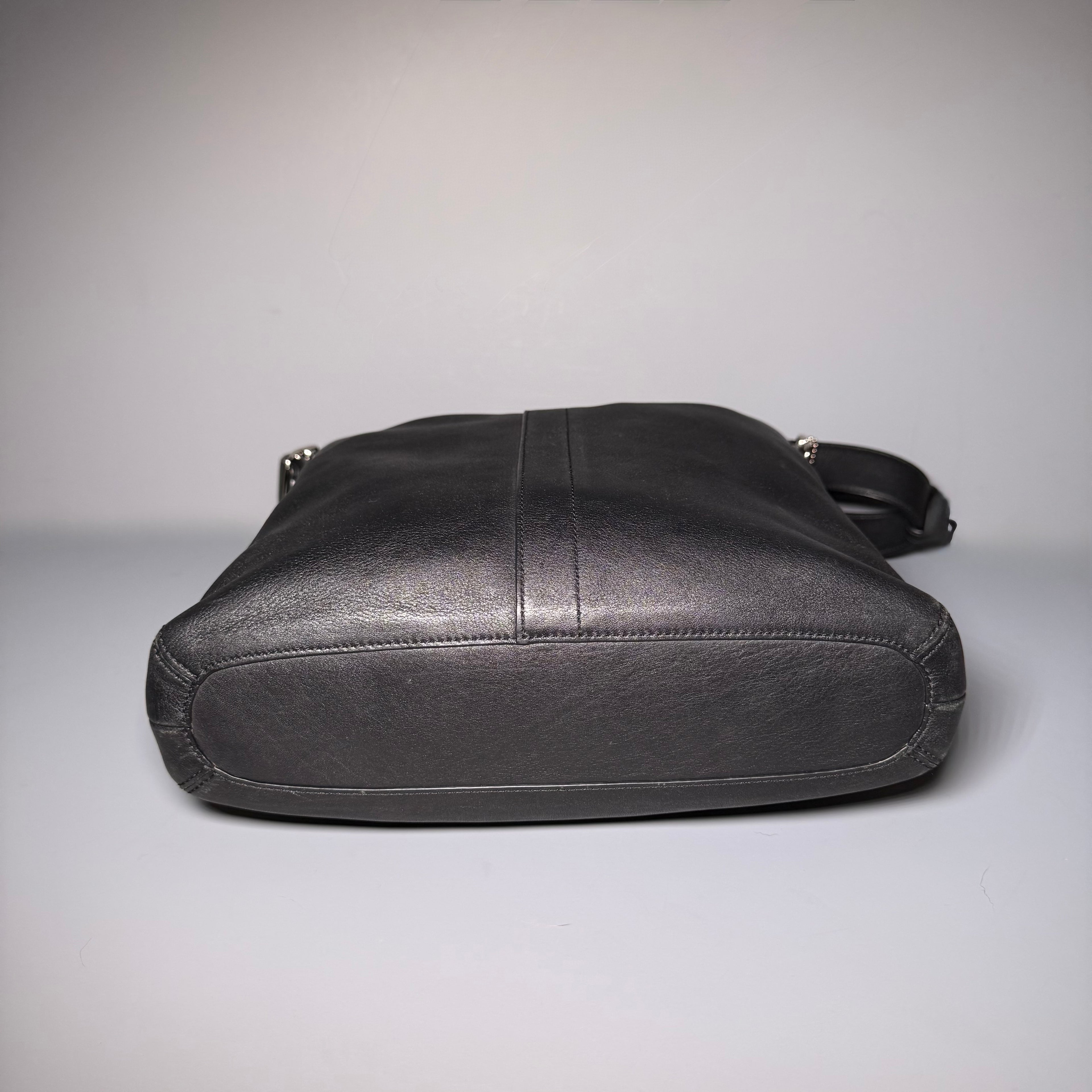 Coach Legacy Slim Hobo Black Leather Shoulder Crossbody Bag