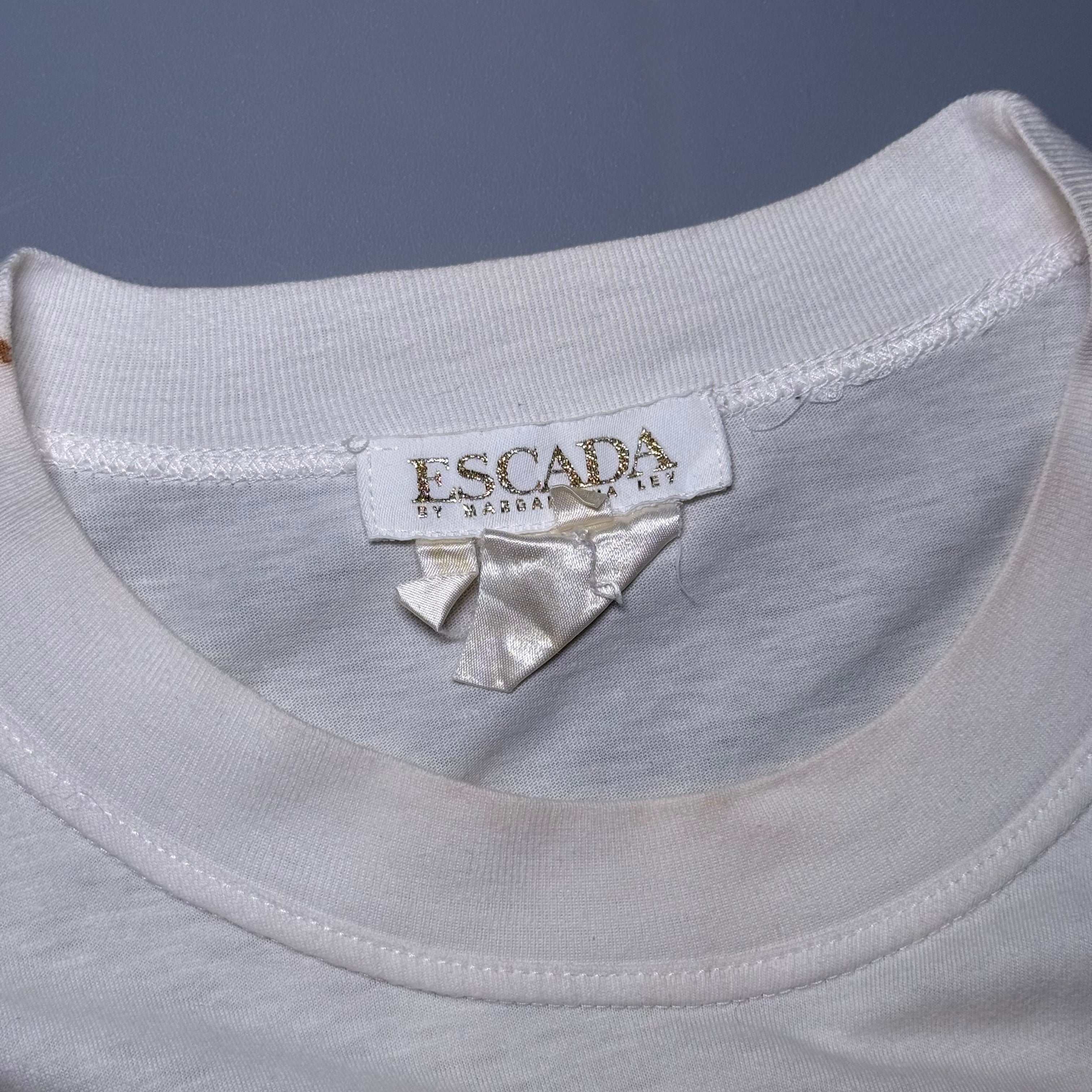 90s Escada By Margaretha Ley Heart Sequin Tee Shirt