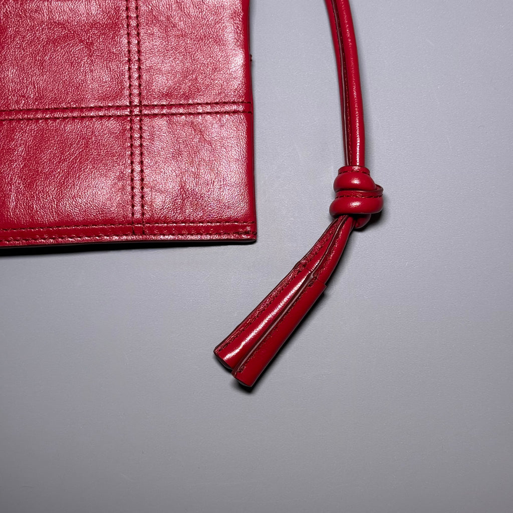 See By Chloe Eleonora Red Leather Pouch Crossbody