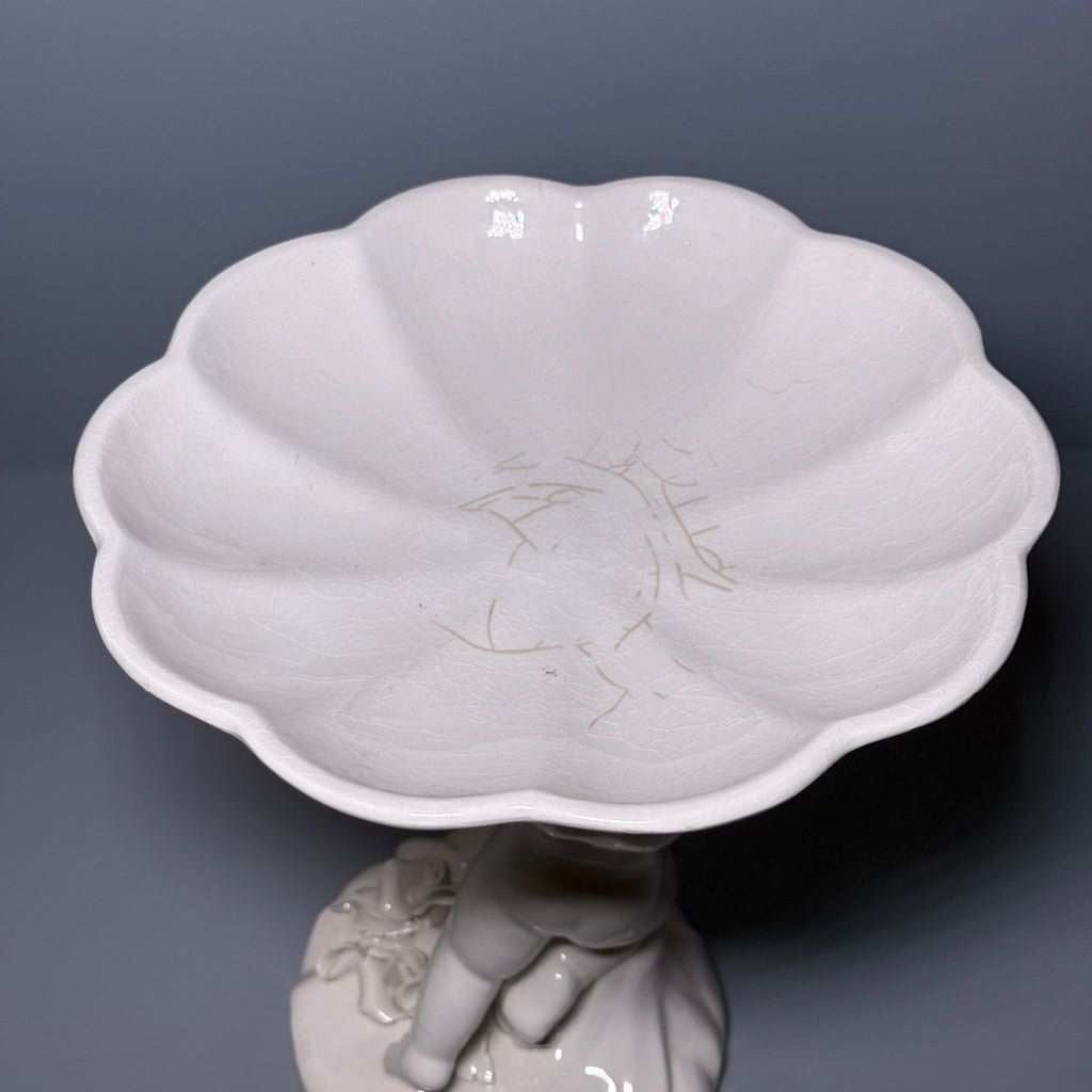 Pr. Ceramic Cupid Form Compotes Made in Italy