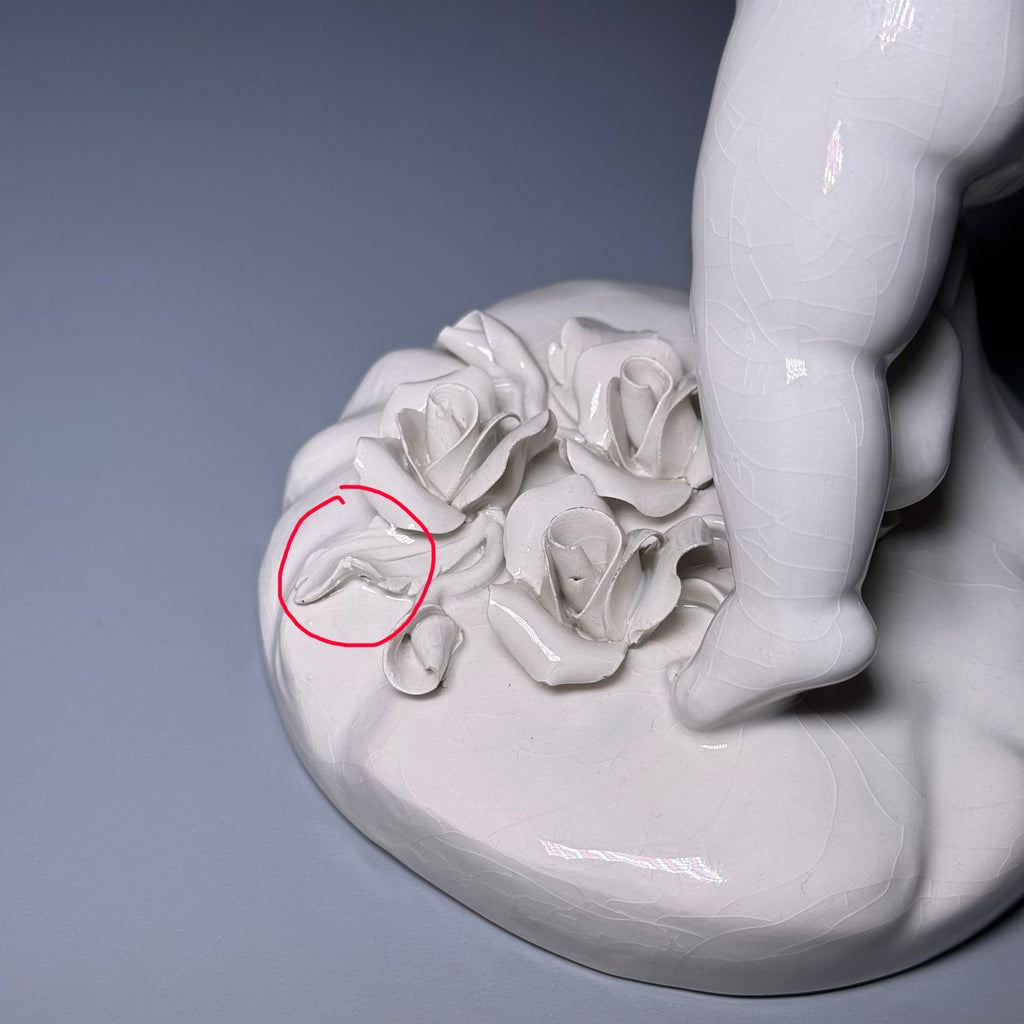 Pr. Ceramic Cupid Form Compotes Made in Italy